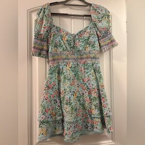 Alice + Olivia Crawford Sweetheart puff Dress